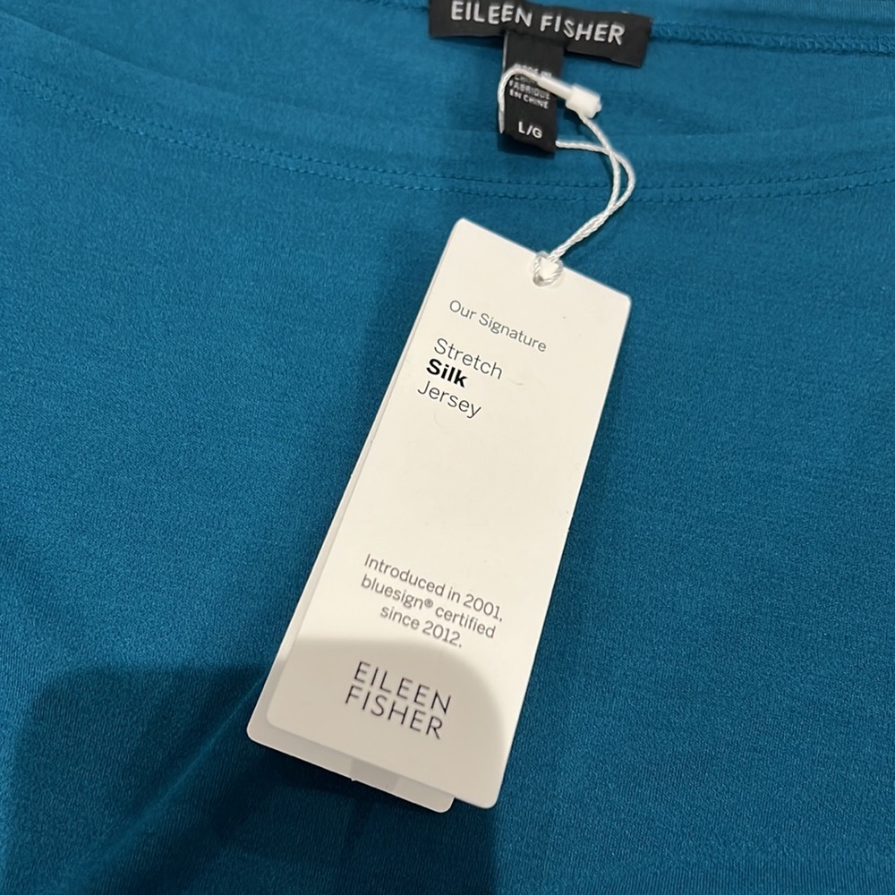 Eileen Fisher Silk Jersey Top - Picture 4 of 4